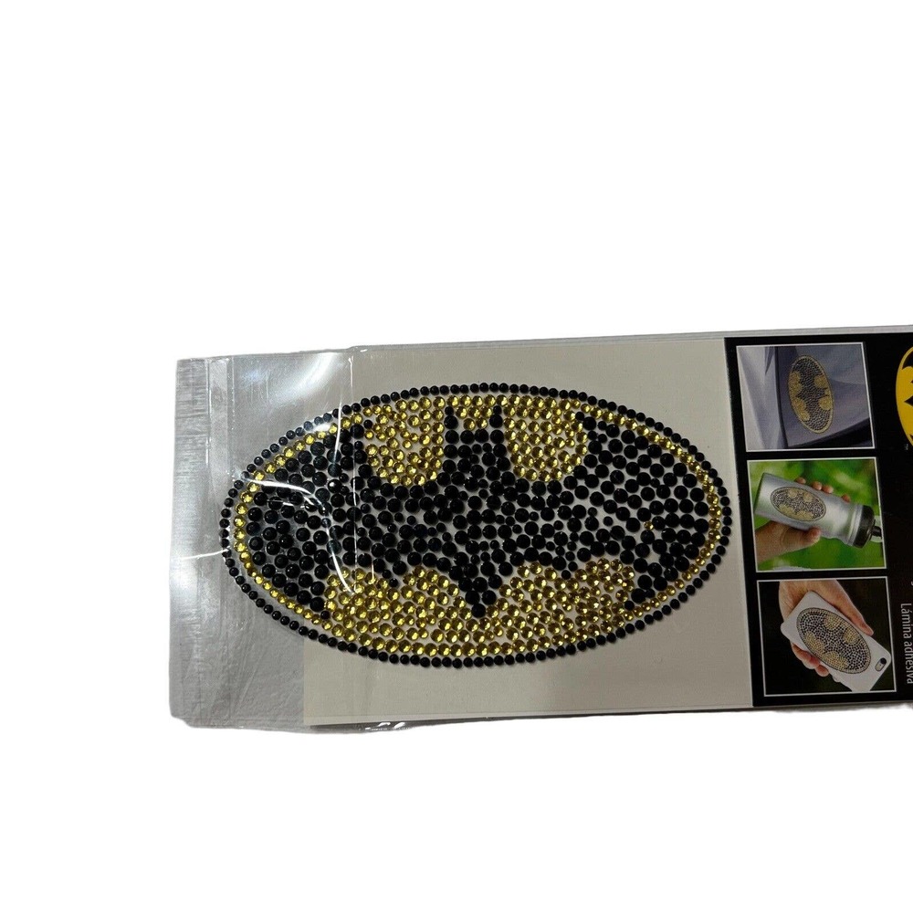 Batman Rhinestone Decal Sticker Cling Bedazzled DC Superhero Logo